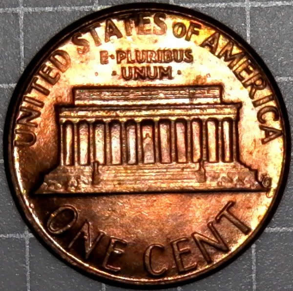 1983-P-Lincoln-Memorial-Cent-With-Peripheral-Die-Damage-Die-Attrition